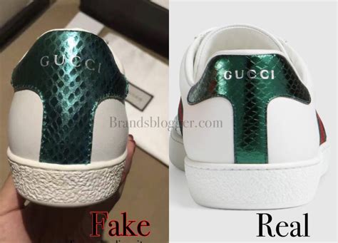 scarpe gucci serpente fake|how to tell gucci ace.